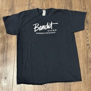 Gildan Bandit Lites Garth Brooks Concert Black Short Sleeve Tee from 2019 Tour